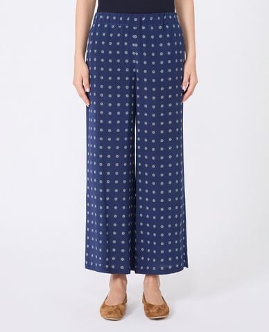  WEEKEND MAX MARA - Quần nữ ống rộng lưng thun Eusebio 