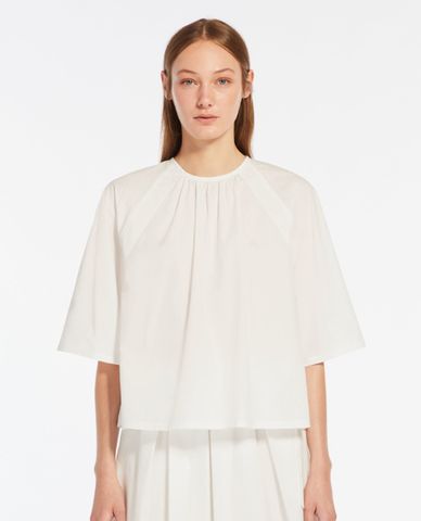  WEEKEND MAX MARA - Áo kiểu cổ tròn tay lỡ Crespo 