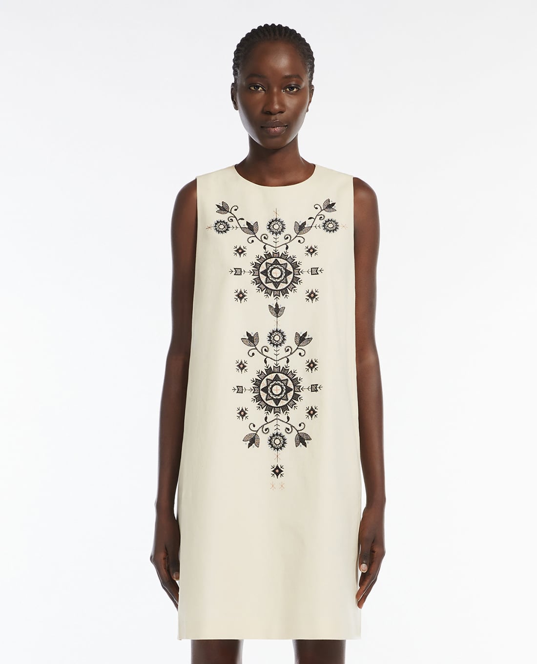 WEEKEND MAX MARA - Đầm sát nách mini cổ tròn Donald