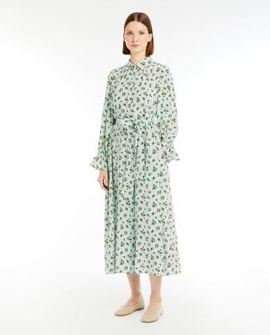  WEEKEND MAX MARA - Đầm sơ mi midi cổ bẻ tay dài Taffy 
