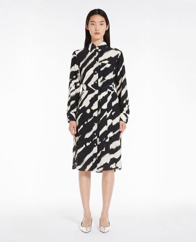  WEEKEND MAX MARA - Đầm sơ mi midi phối thắt lưng Ussuri 