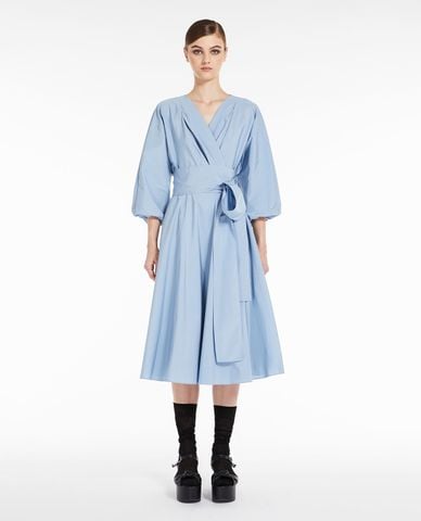  WEEKEND MAX MARA - Đầm xếp li midi cổ V tay dài Negozi 