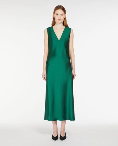  WEEKEND MAX MARA - Đầm sát nách midi cổ V Giubba 