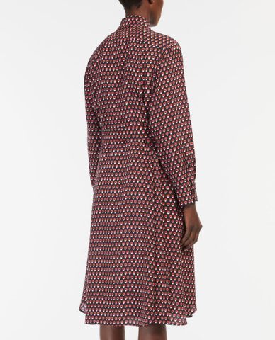  WEEKEND MAX MARA - Đầm sơ mi midi tay dài phối thắt lưng Arena 