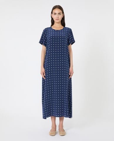  WEEKEND MAX MARA - Đầm midi cổ tròn tay ngắn Revere 
