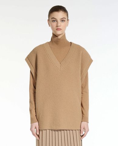  WEEKEND MAX MARA - Áo khoác gilet nữ cổ V Ala 