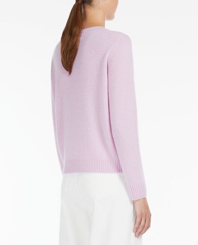  WEEKEND MAX MARA - Áo dệt kim nữ cổ tròn tay dài Cashmere 