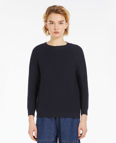  WEEKEND MAX MARA - Áo sweater cổ tròn tay dài màu sắc trẻ trung Linz 