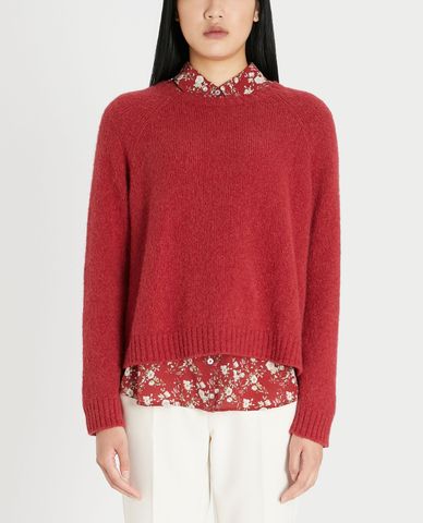  WEEKEND MAX MARA - Áo len nữ dài tay phom suông Alpaca And Cotton 