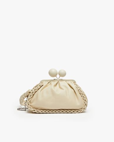  WEEKEND MAX MARA - Túi xách hình oval phối quai xích Lecito 