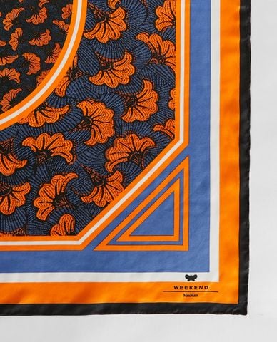  WEEKEND MAX MARA - Khăn choàng nữ in họa tiết Silk Twill 