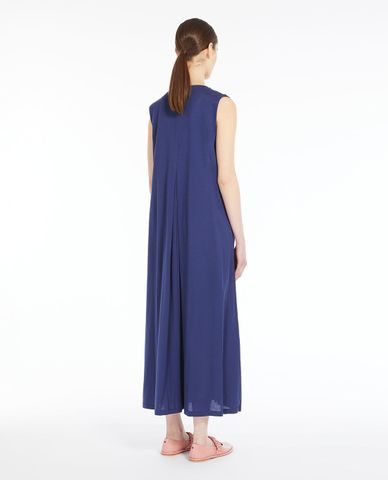  WEEKEND MAX MARA - Đầm xếp li midi sát nách cổ tròn Agiato 