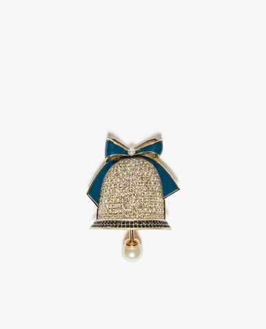  WEEKEND MAX MARA - Ghim cài áo nữ đính đá sang trọng Giuda 