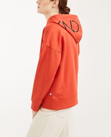  WEEKEND MAX MARA - Áo hoodie nữ tay dài phối mũ thời trang 