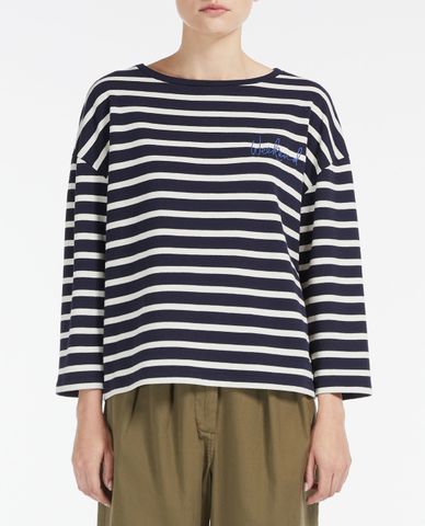  WEEKEND MAX MARA - Áo thun nữ cổ tròn tay dài Vistola 