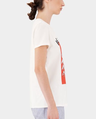  WEEKEND MAX MARA - Áo thun nữ ngắn tay Flutterflies 