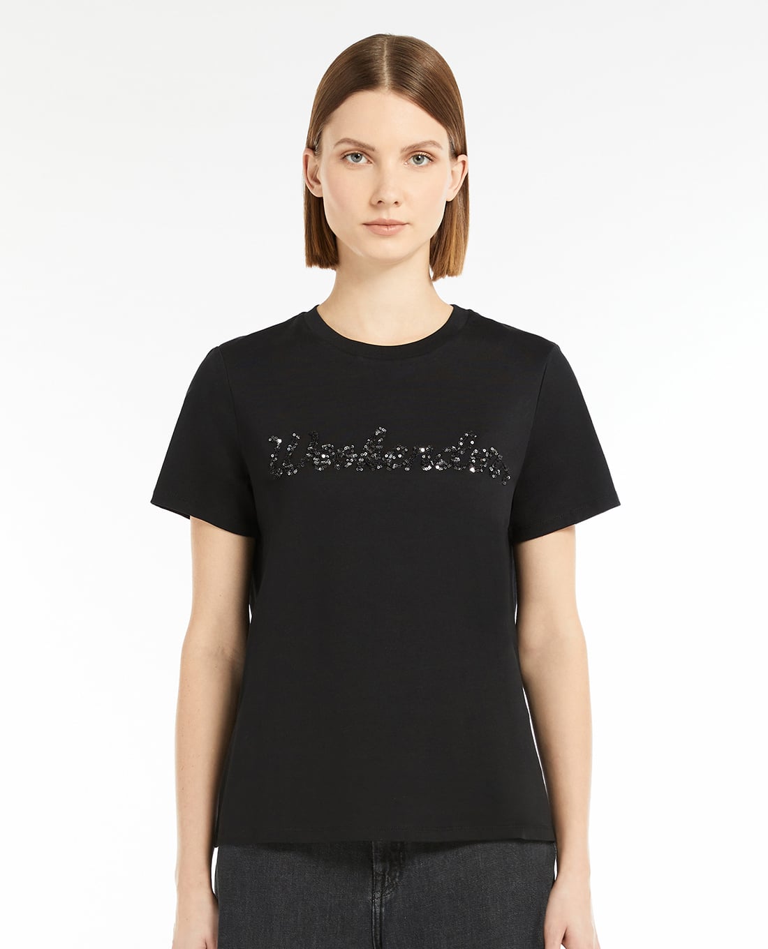 WEEKEND MAX MARA - Áo thun nữ cổ tròn tay ngắn Vello