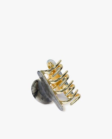  CECI - Kẹp tóc càng cua dáng bo tròn phối màu trẻ trung 