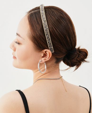 CECI - Băng đô cài tóc nữ đính đá sang trọng 