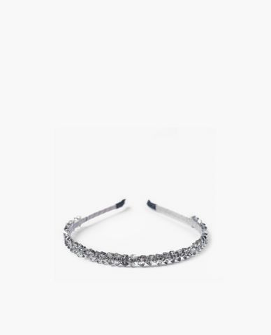  CECI - Băng đô cài tóc nữ đính đá bản nhỏ nữ tính 