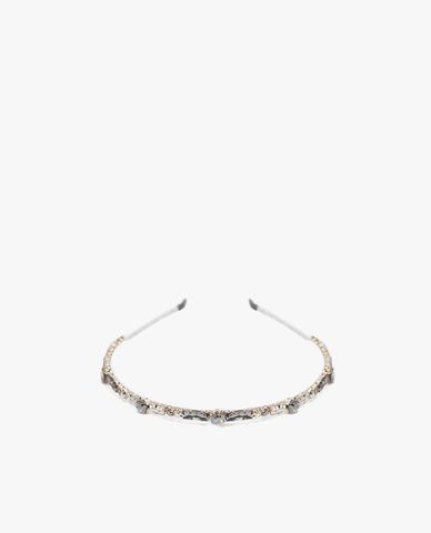  CECI - Băng đô cài tóc nữ bản mảnh đính đá lấp lánh 