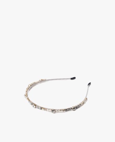  CECI - Băng đô cài tóc nữ bản mảnh đính đá lấp lánh 