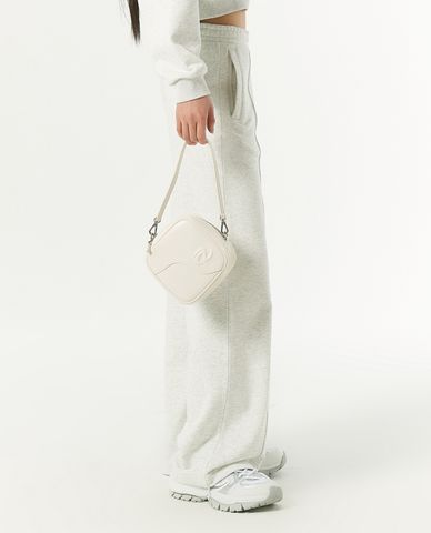  NERDY - Quần dài nữ ống rộng lưng thun Souffle 