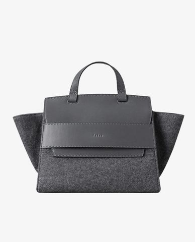  PEDRO - Túi xách tay hình thang nắp gập 