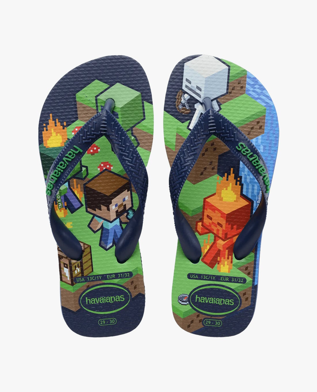 HAVAIANAS - Dép kẹp trẻ em Kids Minecraft
