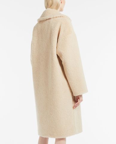  WEEKEND MAX MARA - Áo khoác lông nữ dáng dài Salmone 