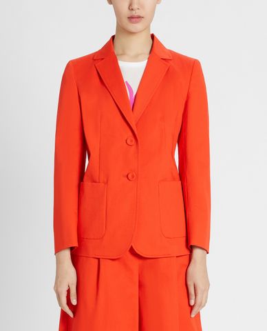  WEEKEND MAX MARA - Áo blazer nữ thanh lịch Linen and Cotton 