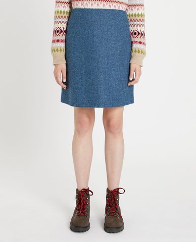  WEEKEND MAX MARA - Chân váy lưng cao mini Harris Tweed® 