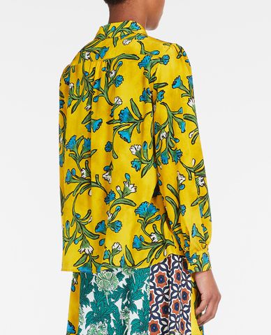  WEEKEND MAX MARA - Áo sơ mi nữ tay dài họa tiết hoa Epopea 