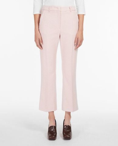  WEEKEND MAX MARA - Quần nữ ống loe phom suông Cotton Faille 