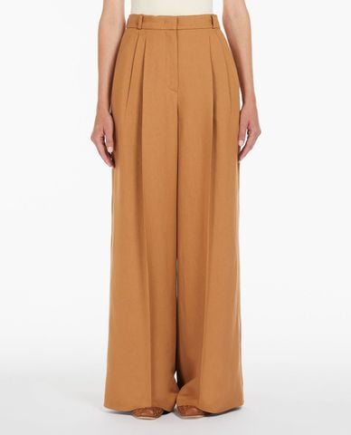  WEEKEND MAX MARA - Quần ống rộng xếp ly Diletta 
