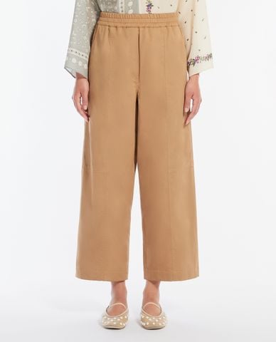  WEEKEND MAX MARA - Quần nữ ống rộng lưng thun Milva 