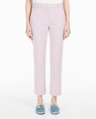  WEEKEND MAX MARA - Quần nữ ống đứng Cotton Blend 