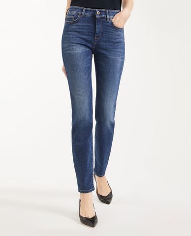  WEEKEND MAX MARA - Quần jeans nữ phom ôm hiện đại 