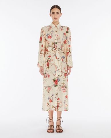  WEEKEND MAX MARA - Đầm sơ mi midi phối thắt lưng Wales 