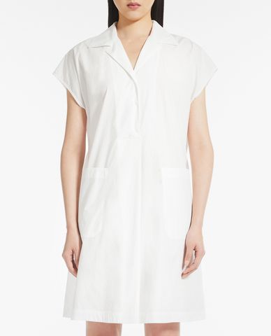  WEEKEND MAX MARA - Đầm mini cổ bẻ tay ngắn phom suông hiện đại Neottia 