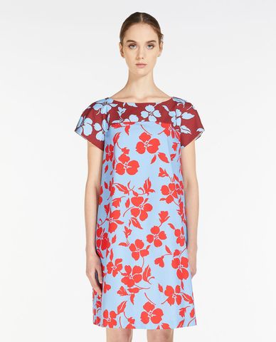  WEEKEND MAX MARA - Đầm mini cổ tròn ngắn tay Once 