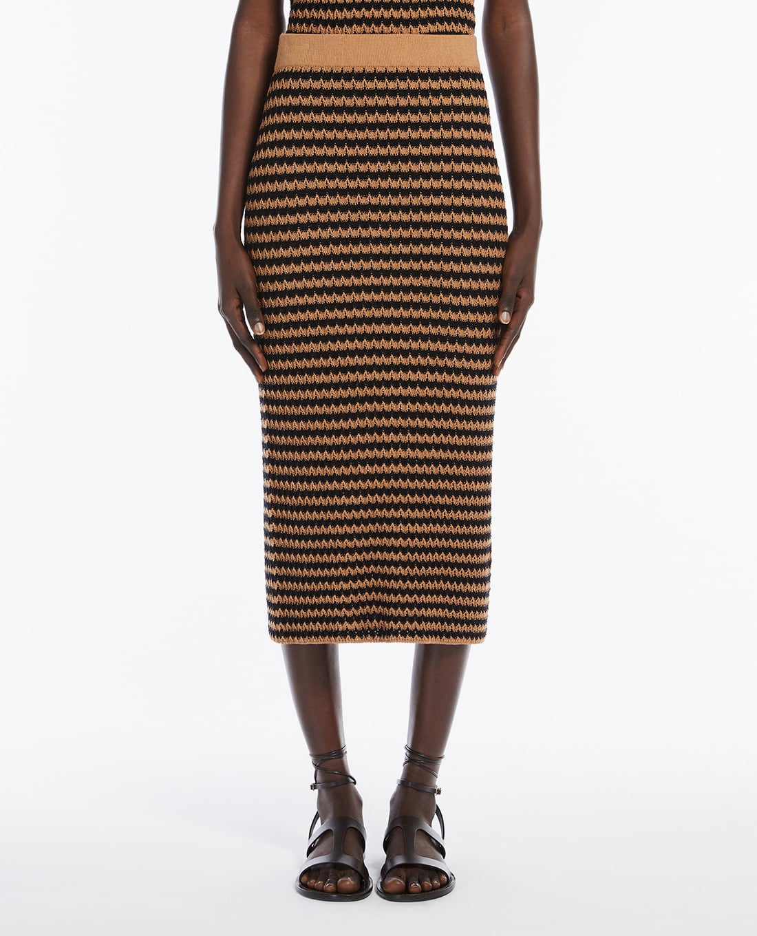 WEEKEND MAX MARA - Chân váy midi phom suông Brenta