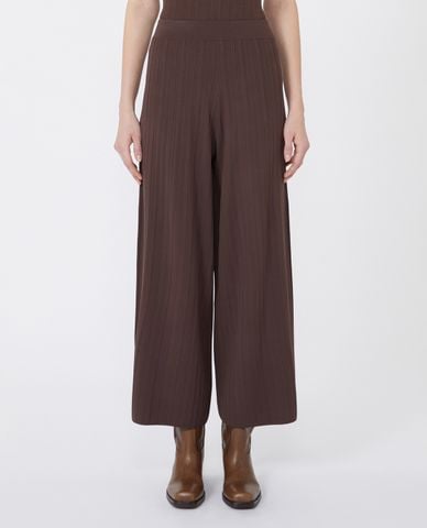  WEEKEND MAX MARA - Quần nữ ống rộng xếp li Superbo 