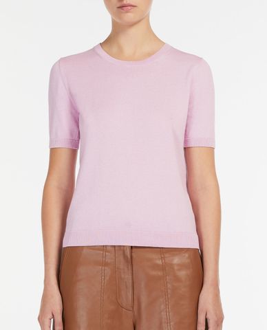  WEEKEND MAX MARA - Áo sweater nữ tay ngắn cổ tròn Batun 