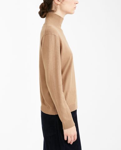  WEEKEND MAX MARA - Áo len nữ cổ lọ tay dài phom suông 