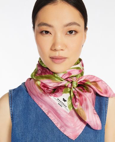  WEEKEND MAX MARA - Khăn choàng nữ phom vuông Onesto 