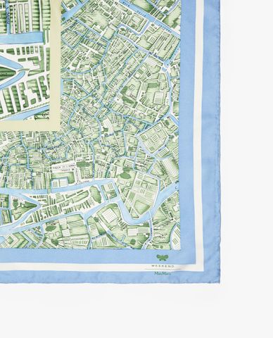  WEEKEND MAX MARA - Khăn choàng nữ phom vuông Onesto 