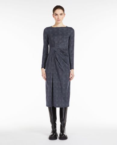  WEEKEND MAX MARA - Đầm midi cổ thuyền tay dài Ombrosa 