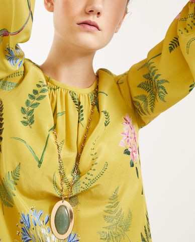  WEEKEND MAX MARA - Dây chuyền nữ mặt oval hiện đại 