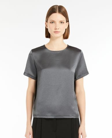  WEEKEND MAX MARA - Áo thun nữ cổ tròn tay ngắn Amburgo 